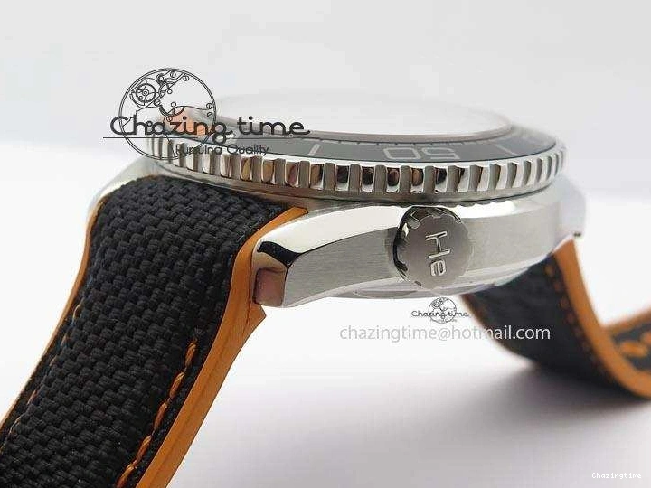 0102 ComfortFit 2016 Planet Ocean 45mm SS JHF Gray Dial On Nylon Strap A 8226